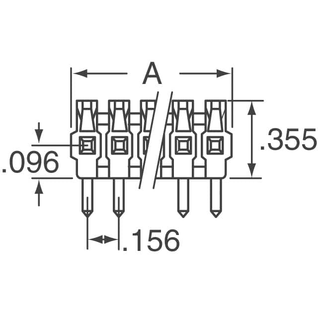 26482095 Molex  Headers Male Pins